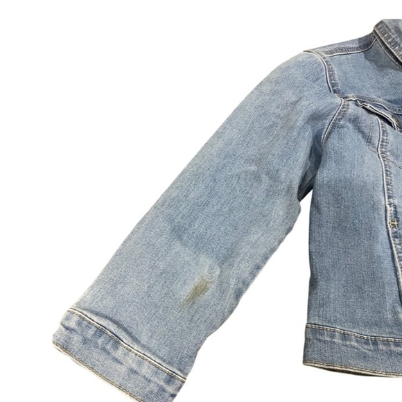 Encanto Denim jacket with design on back. Girls denim size L(10/12). Super cute - Picture 4 of 4
